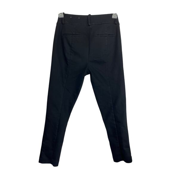 Loft Curvy Skinny Ankle Dress Pants, Black, Size 4 - Picture 3 of 6
